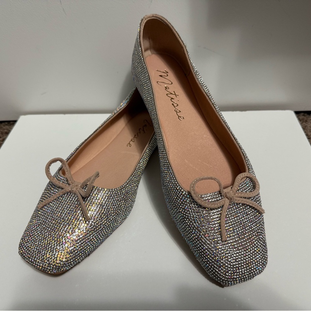 NWOT - Matisse Roxy Square Toe Ballet Flat - Picture 2 of 4
